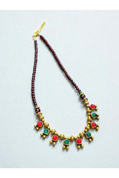 Bozhi Necklace Glass Beads Stylish Gift