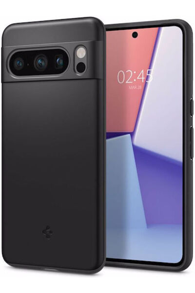 Spigen Λεπτή Πλαστική Πίσω Θήκη Εφαρμοστής 0.6mm Μαύρη (Google Pixel 8 Pro) Κ...