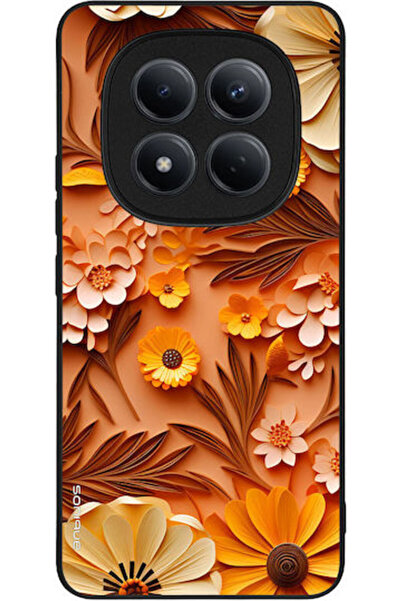 Other Θήκη Sonique Σειρά 3D Λουλούδια Xiaomi Redmi Note 15 Pro 4G Πορτοκαλί