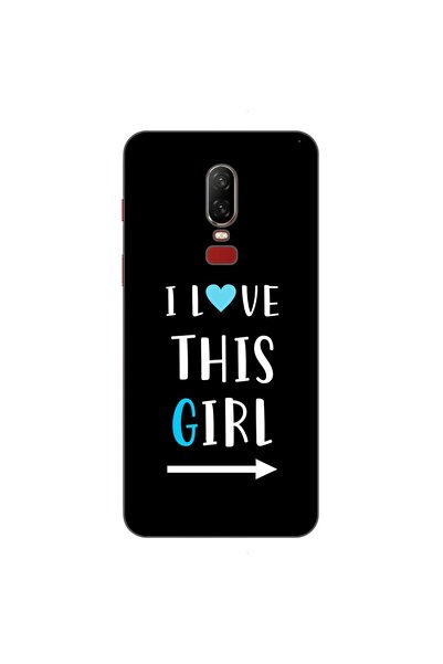 OEM Husa compatibila cu OnePlus 6 Silicon Gel Tpu Model Cupluri I love This Girl