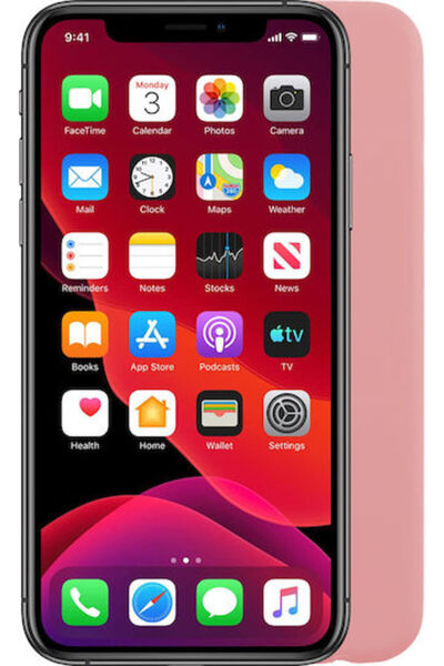 Other Volte-Tel Θήκη Πλάτης Σιλικόνης TPU με Προστασία Κάμερας, Ροζ (iPhone 1...