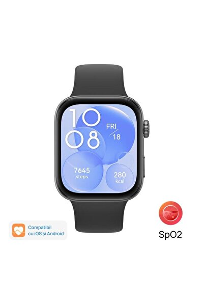 Huawei Smartwatch Watch Fit 3, Bluetooth, GPS, AMOLED de 1.82 ", Peste 100 de...