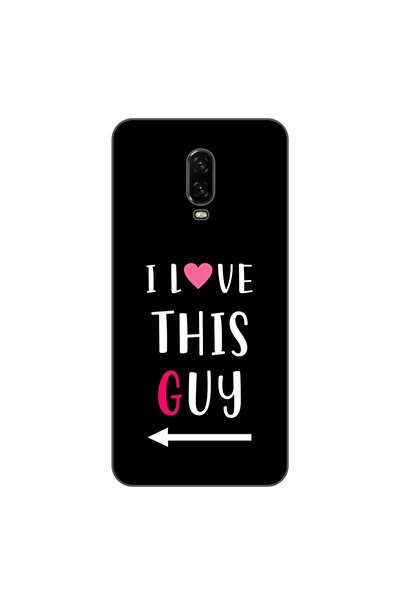 OEM Husa compatibila cu OnePlus 6T Silicon Gel Tpu Model Cupluri I love This Guy
