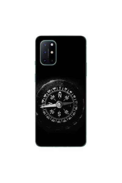 OEM Case compatible with OnePlus 8T Silicone Gel Tpu Vintage Compass Pattern