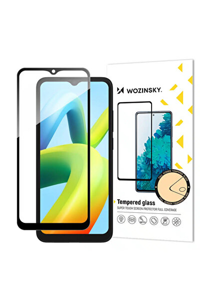 WOZINSKY Full Glue Tempered Glass - θήκη για Xiaomi Redmi A2 / A1 - Μαύρο
