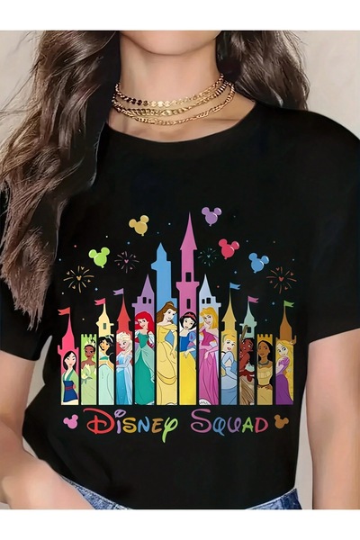 SAUDI DISNEYLAND disneyland Men and Women's 100% Cotton T-Shirt - Oversized C...