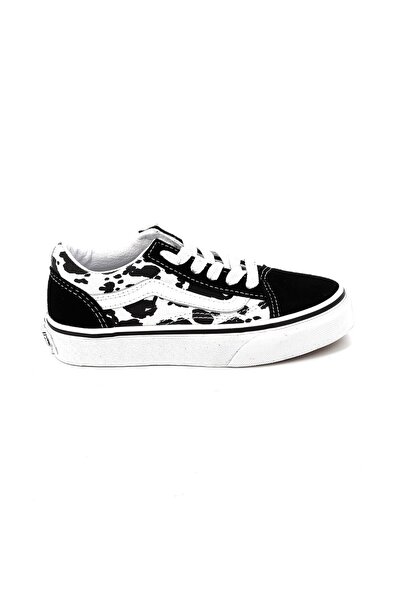 Vans Παιδικό Χαμηλό Casual για Κορίτσι Old Skool Χρώματος Μαύρο Animal VN0A7Q...