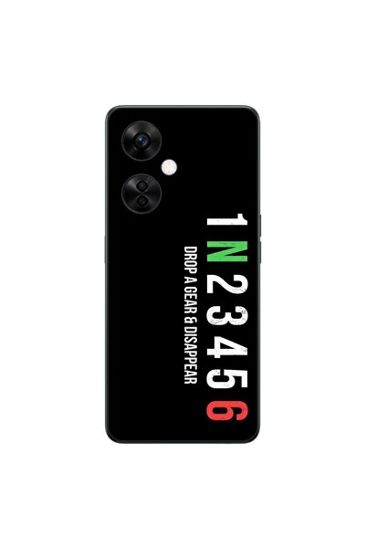 OEM Калъф, съвместим с OnePlus Nord CE3 Lite, силиконов гел TPU с шарка на зъ...