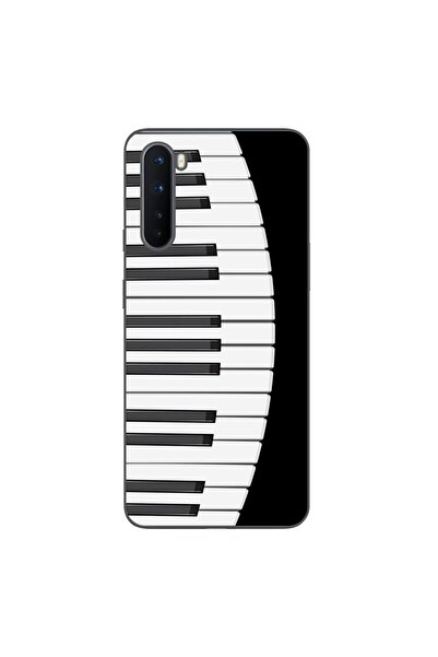 OEM Θήκη συμβατή με OnePlus Nord από σιλικόνη gel TPU με σχέδιο πλήκτρων πιάνου