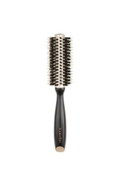 Kashoki Perie de Par Rotunda pentru Coafat - Hair Brush Beauty, 18 mm, 1 buc