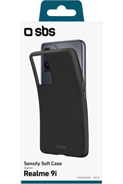 SBS Sensity Μαλακή Πίσω Θήκη Σιλικόνης Μαύρη (Realme 9i) Κωδικός: SENSRE9IK