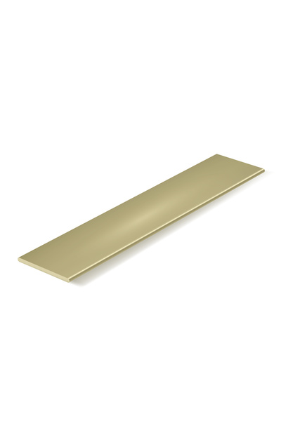 Metal Deposu Pirinç Sarı Lama Profil 20X3MM 50CM Boy