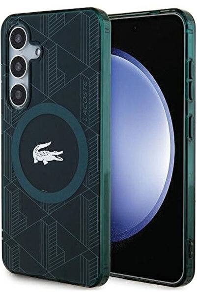 Lacoste Blend Monogram MagSafe Πίσω Κάλυμμα Πλαστικό Πράσινο (Galaxy S24) Κωδ...