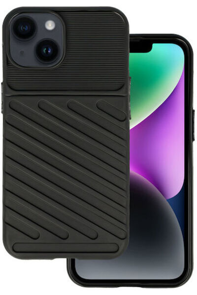 POWERTECH Πίσω Κάλυμμα Σιλικόνης Μαύρο (iPhone 15 Plus) Κωδικός: MOB-1922