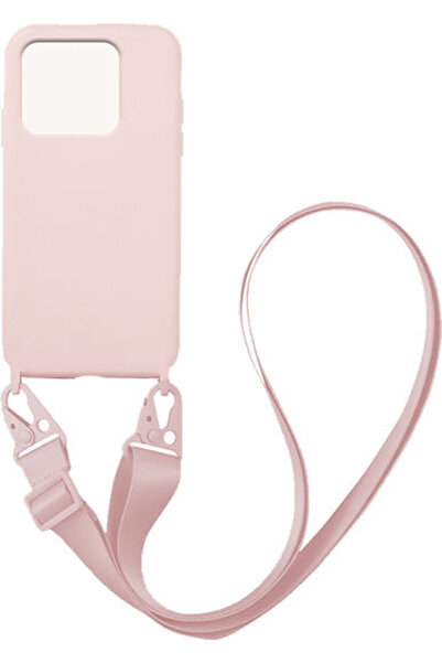 Other Sonique Carryhang Υγρή Θήκη Πλάτης Σιλικόνης 0.5mm με Λουράκι Ροζ (Redm...