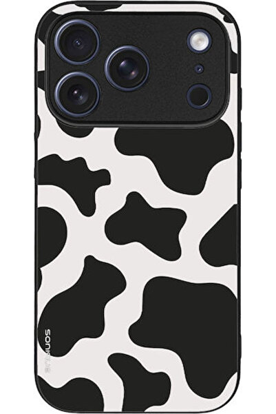 Other Σειρά Sonique Animal Print Apple iPhone 17 Pro Θήκη Αγελάδα 01