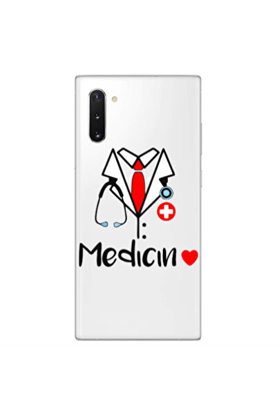 Other Samsung Note 10 Plus Medicin Transparent Silicone TPU Θήκη