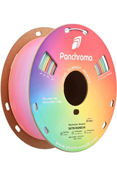 Polymaker Filament Panchroma ™   PLA Gradient Satin Curcubeu 1KG, 1.75 mm