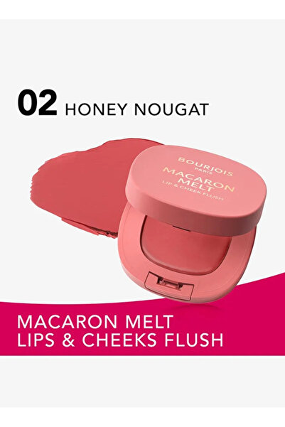 Bourjois Macaron Melt Lip&Cheek Allık - 02 Honey Nougat