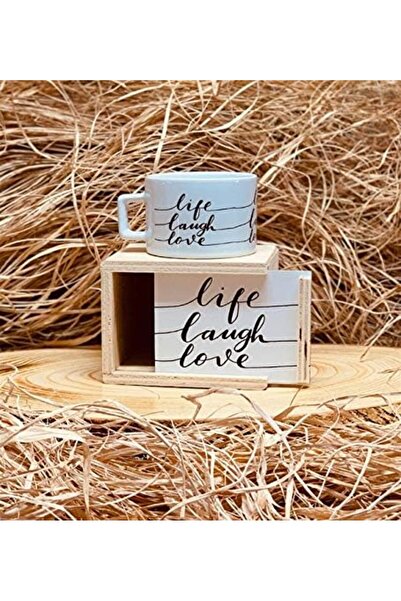 Yıldızan Nzr Beautestore Smile at Life Love Mug with Wooden Box 2026 1103473