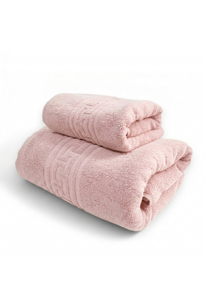 TextiLici Top Bottom Set of 2 Ultra Soft Towels – 100% Cotton, Double Thread,...