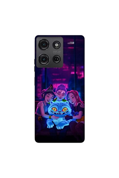 OEM Husa compatibila cu Motorola Moto G75 Silicon Gel Tpu Model KPop Demon Hu...