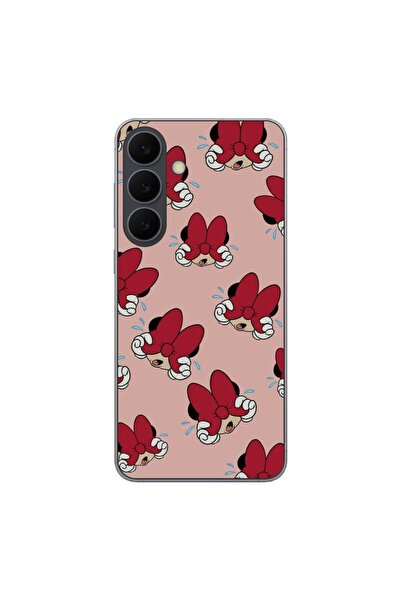 OEM Калъф, съвместим със Samsung Galaxy S25 FE, от силиконов гел TPU, с десен...