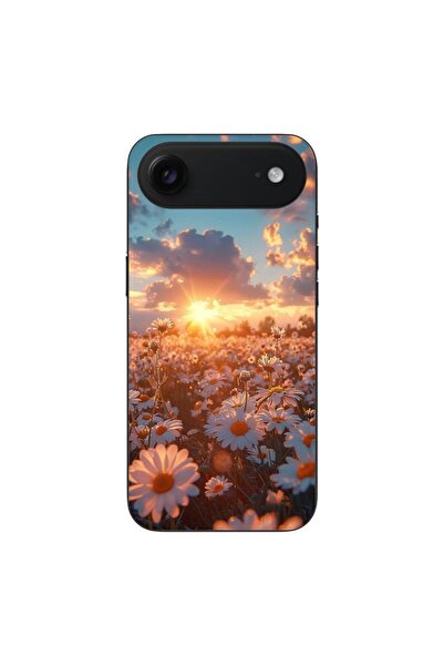 OEM Husa compatibila cu Apple iPhone Air Silicon Gel Tpu Model Rasarit cu Flori