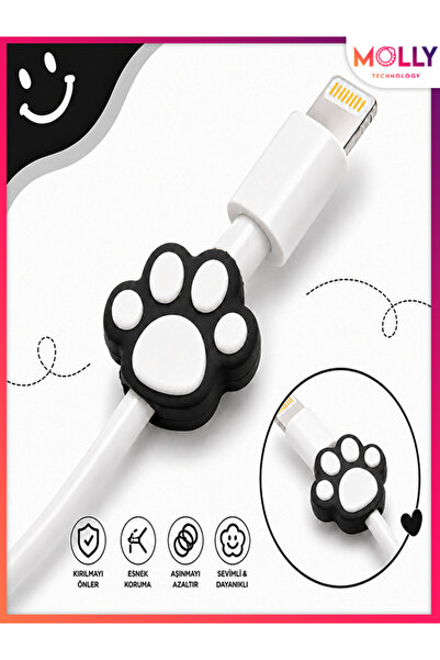 Molly Figured Silicone Cable Protector – Cute Device to Prevent Cable Breakage