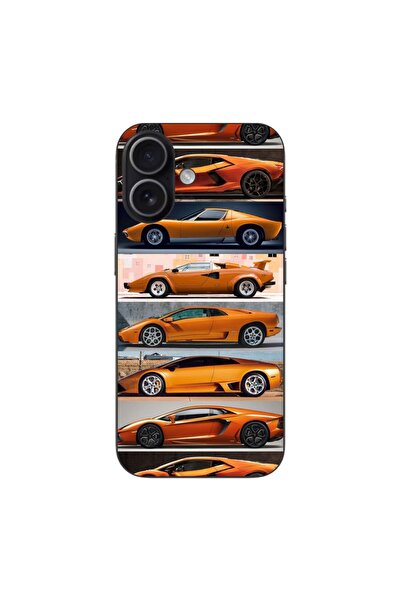 OEM Husa compatibila cu Apple iPhone 17 Silicon Gel Tpu Model Masini Lamborghini