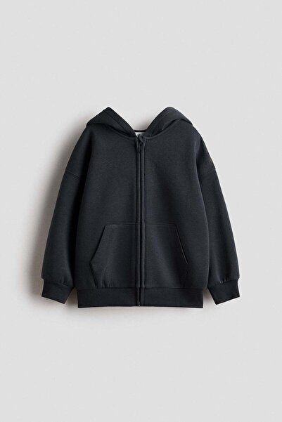 H&M Oversized zip-through hoodie