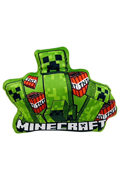 MINECRAFT Decorative Cushion, green, 35 cm, Fun,