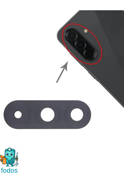Fodos Samsung Galaxy A36 Arka Kamera Camı Lensi Yapışkanlı Dış Cam SM-A366B U...