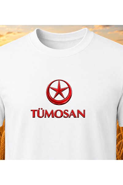 ONUR KANGAL Tümosan Tractor Printed Crew Neck T-Shirt -Tm2069