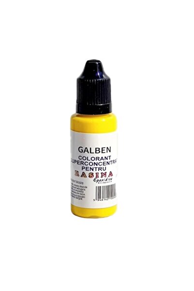 Deve Colorant superconcentrat Galben 20ml pentru rasina epoxidica, art line D...
