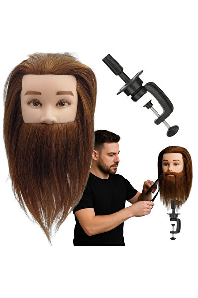 Mardil Cap Manechin Barbatesc Cu Barba Si Stativ Inclus Pentru Practica, Par ...