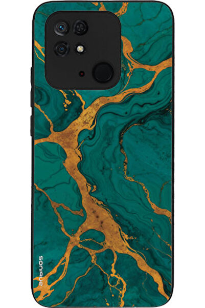Other Θήκη Sonique Σειράς Marble για Xiaomi Redmi 10c Πράσινο