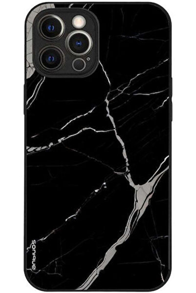 Other Sonique Μαρμάρινη Θήκη για Apple iPhone 12 Pro Max Μαύρο