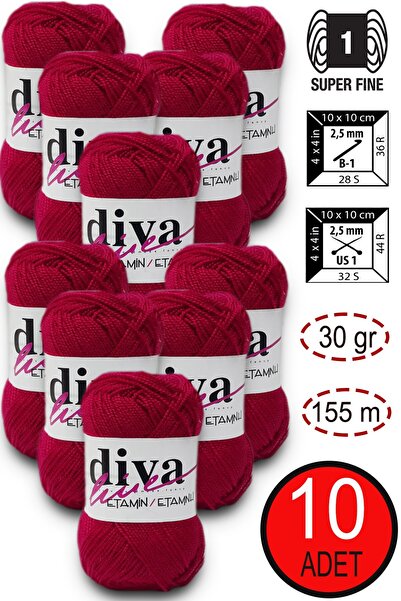 Diva İplik Diva Etamin 09 Sveta fuchsia (Pakovanje od 10)