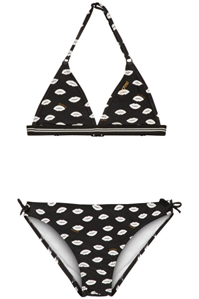 PROTEST Flores Jr. Triangle Bikini Swimsuit Black