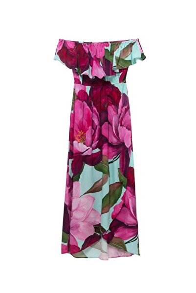 Desigual Φόρεμα 21SWVWAN-3012 VEST_ARLES Φούξια - Large