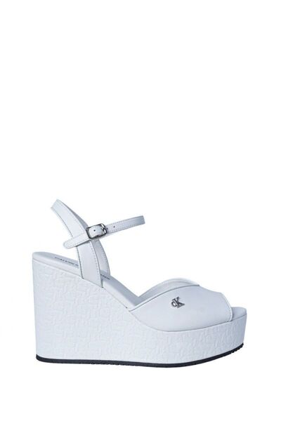 Calvin Klein Τζιν Γυναικεία Σανδάλια YW0YW00033-YAF Λευκό - 38