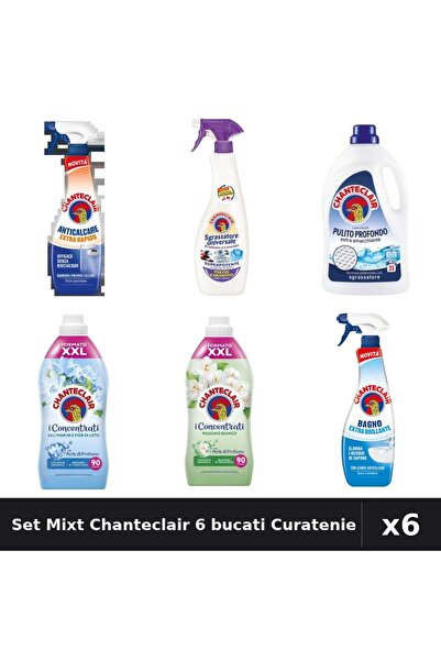 Chanteclair Set 6 Degresant și Detergent - Anticalcar, Universal, Lichid Rufe...