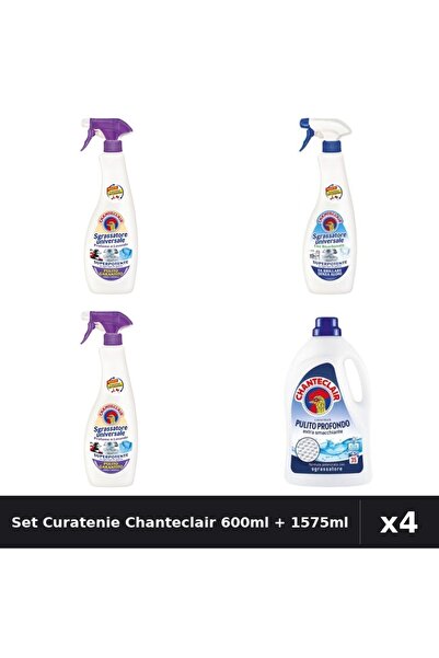 Chanteclair Set 4 Degresant Universal și Detergent - 600ml, 1575ml, Lavanda, ...
