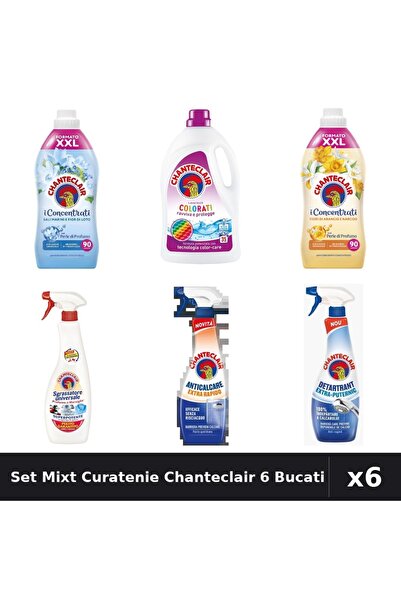 Chanteclair Set 6 Curatenie - Detergent, Balsam, Degresant, Detartrant - 1800...
