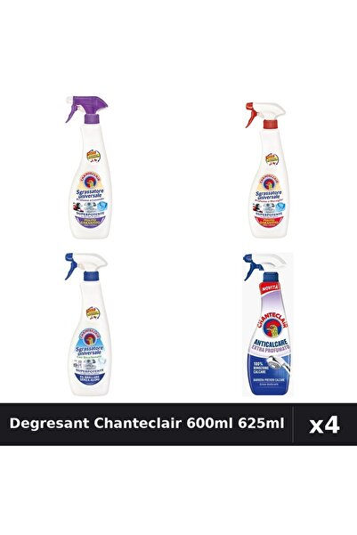 Chanteclair Set 4 Degresant Universal 600ml + Anticalcar 625ml - Mosc, Marsil...