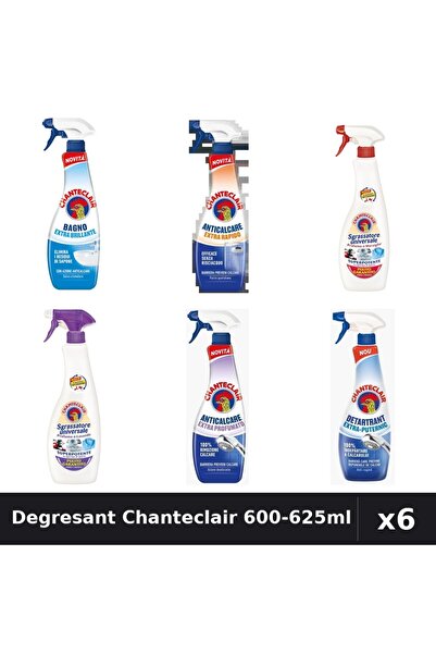 Chanteclair Set 6 Degresant Universal 600-625ml - Extra Parfumat, Rapid, Stra...