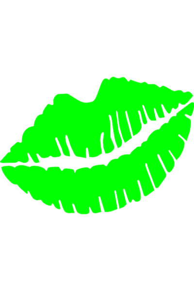 Oracal Autocolant auto „Kiss”, 20x13 cm, Verde