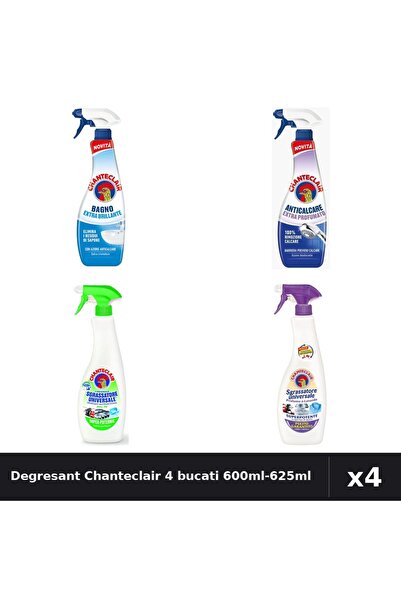 Chanteclair Set 4 Degresant Universal 600ml-625ml - Lamaie, Mosc, Stralucire,...