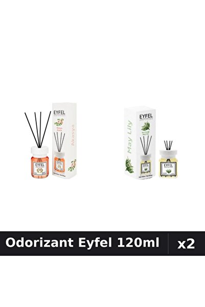 Eyfel Set 2 Odorizante Camera cu Betisoare - Acacia, Lacramioare, 120ml